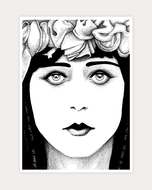 Theda Bara by D. A. Rei