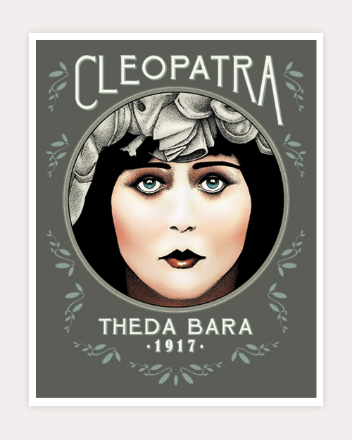 Cleopatra - Theda Bara 1917 by D. A. Rei