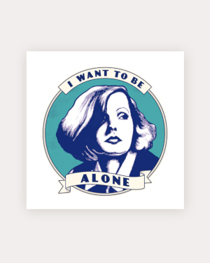 Garbo I Want To Be Alone by D. A. Rei