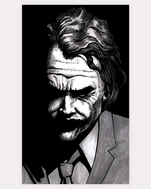 Heath Ledger as 'The Joker' by D. A. Rei