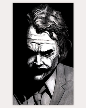 Heath Ledger as 'The Joker' by D. A. Rei