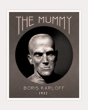 Boris Karloff as the Mummy by D. A. Rei