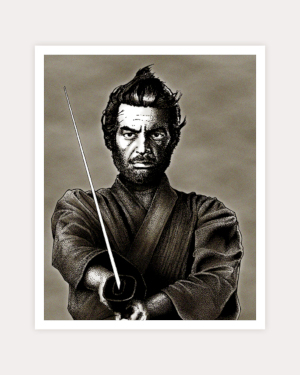 Toshiro Mifune - The Seventh Samurai by D. A. Rei