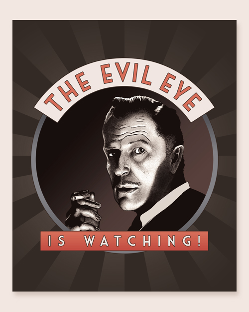 Vincent Price Evil Eye by D. A. Rei
