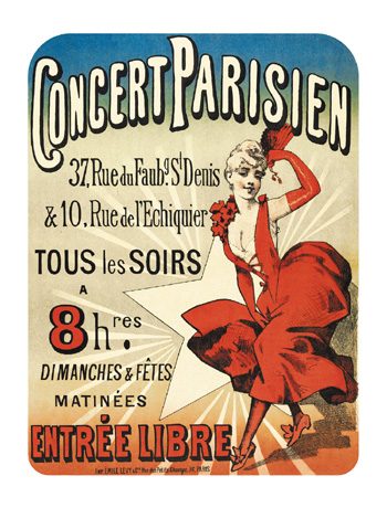 Concert Parisien Poster Restoration
