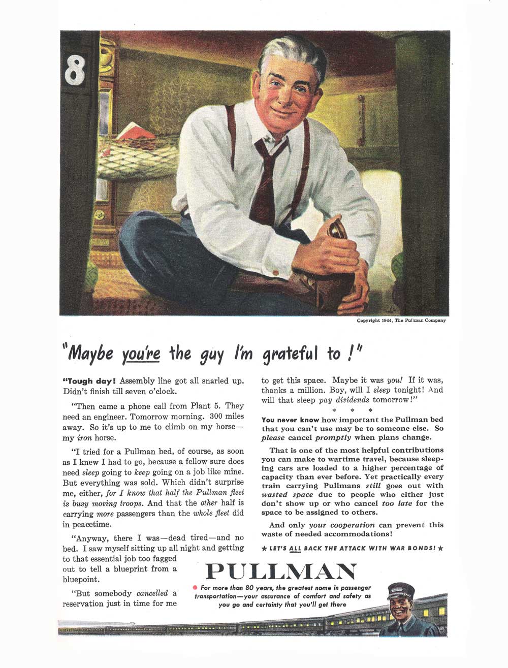 Pullman Ad - 1944